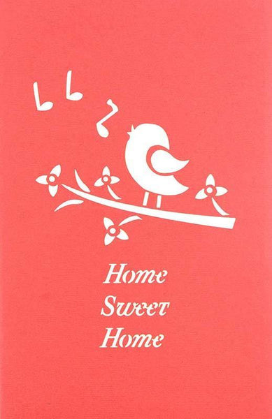 Home Sweet Home singing bird - Henry Pop-Up Cards