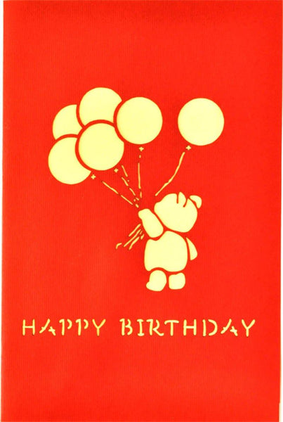 Bear Birthday - Henry Pop-Up Cards