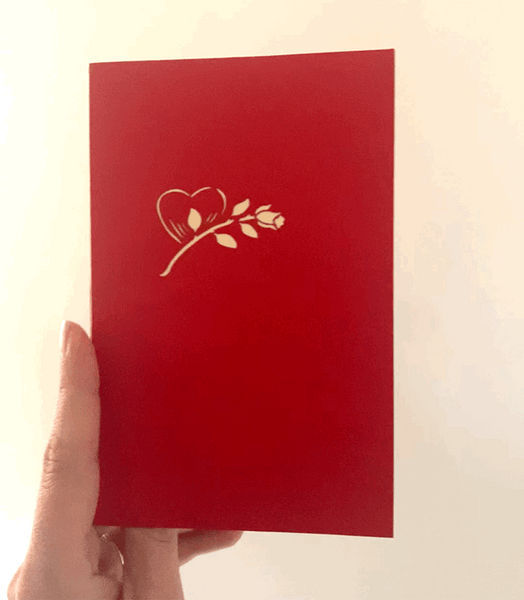 3D Heart - Henry Pop-Up Cards