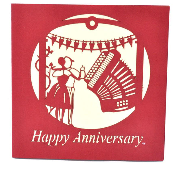 Anniversary Disco - Henry Pop-Up Cards