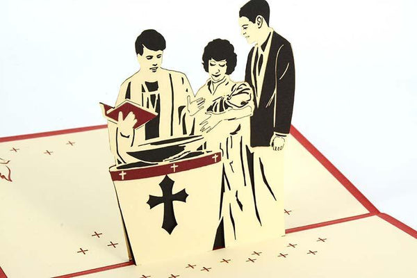 Baptism - Henry Pop-Up Cards