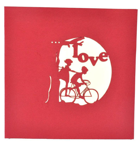 Love Bike - Henry Pop-Up Cards
