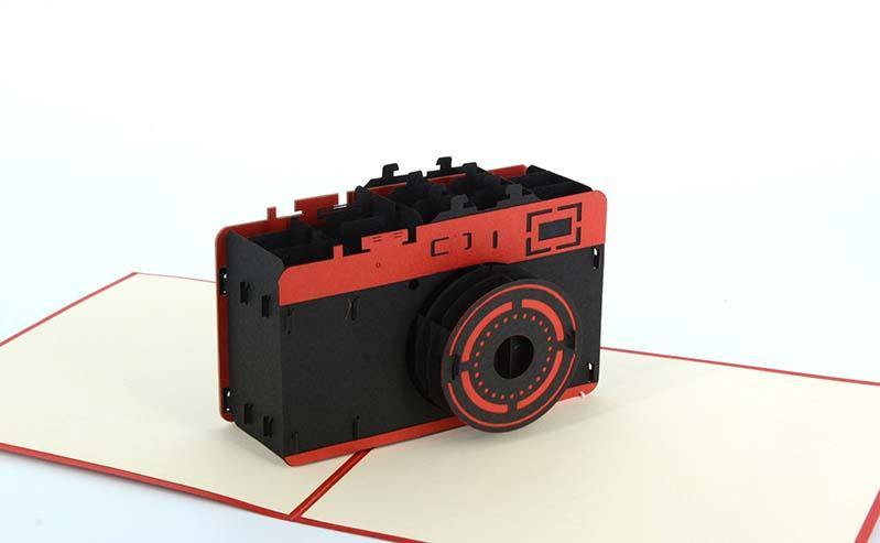 Camera 3D - Henry Pop-Up Cards