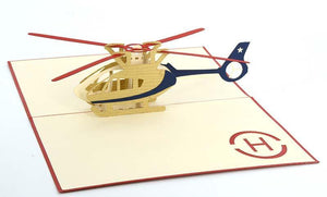 Helicopter - Henry Pop-Up Cards