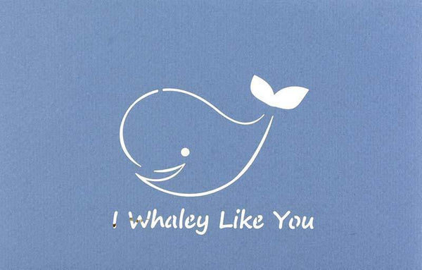 I Whaley like You - Henry Pop-Up Cards