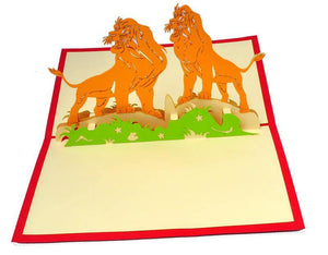 Lions - Henry Pop-Up Cards