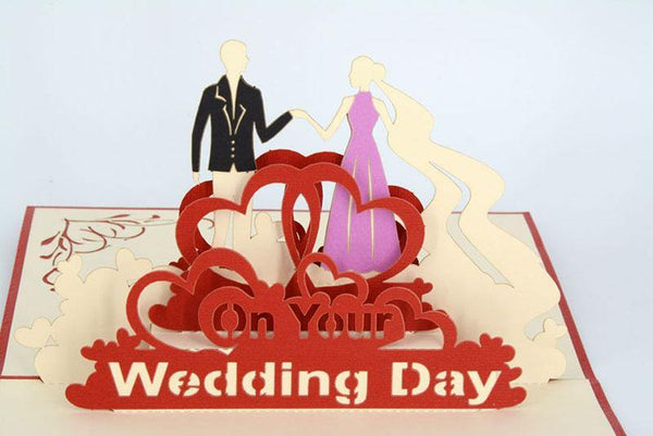 On Your Wedding Day big - Henry Pop-Up Cards