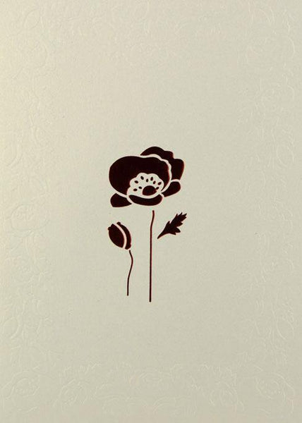 Poppy Flower - Henry Pop-Up Cards