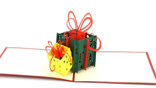 Present boxes 3D 3 - Henry Pop-Up Cards