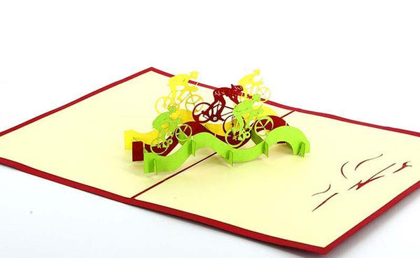 Racing Bikes - Henry Pop-Up Cards