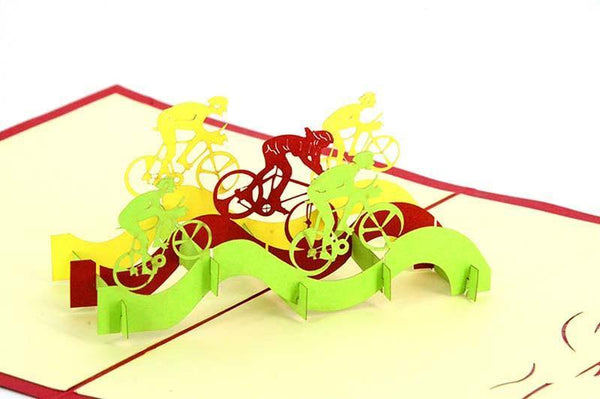 Racing Bikes - Henry Pop-Up Cards