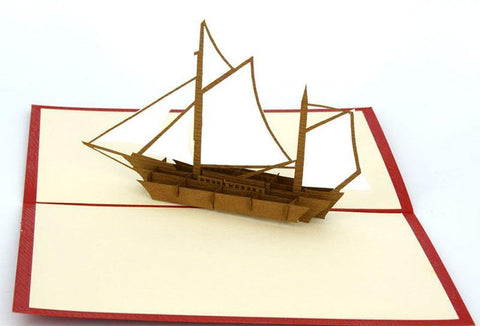 Sailing Boat 2 - Henry Pop-Up Cards