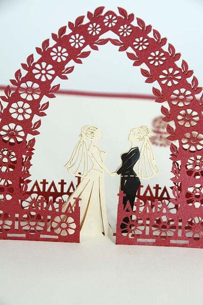 Two ladies wedding card - Henry Pop-Up Cards
