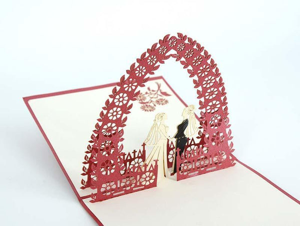 Two ladies wedding card - Henry Pop-Up Cards
