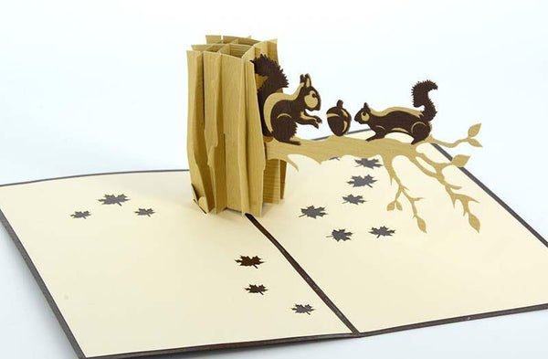Squirrels - Henry Pop-Up Cards