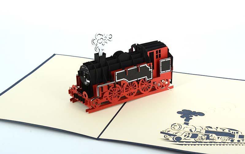 Steam Train 3D 1 – Henry Pop-Up Cards