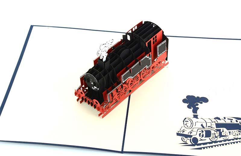 Steam Train 3D 1 – Henry Pop-Up Cards