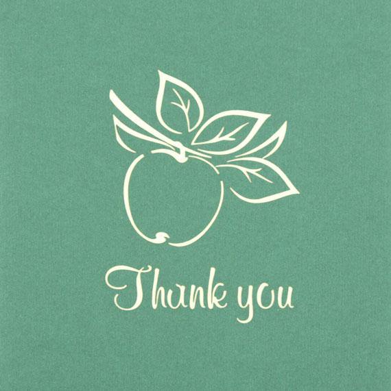 Thank You Apple - Henry Pop-Up Cards