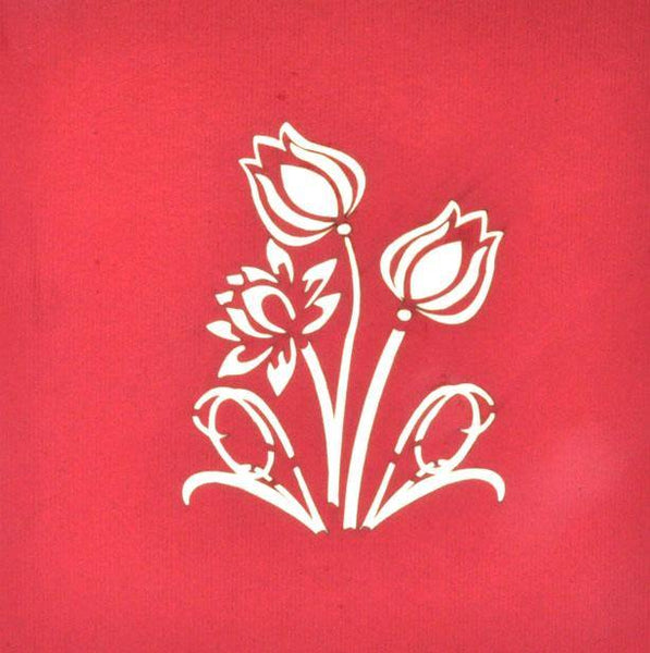 Tulip Flower - Henry Pop-Up Cards