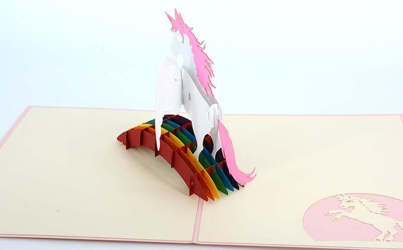 Unicorn 3D - Henry Pop-Up Cards