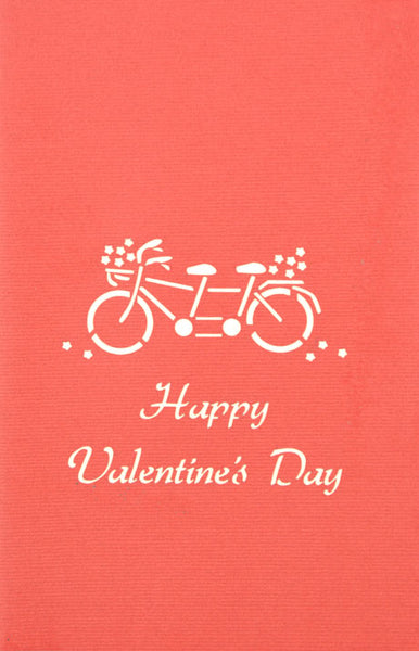 Valentine Couple on Double Bike