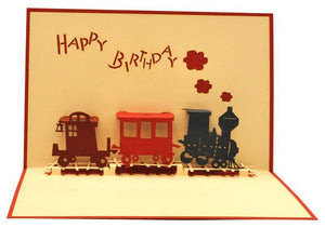Birthday Train - Henry Pop-Up Cards