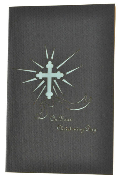 Christening Boy - Henry Pop-Up Cards