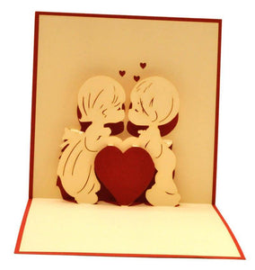 Kissing - Henry Pop-Up Cards